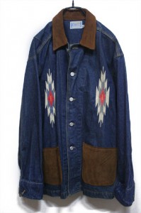 MR.CHAMBRAY ortega pattern denim jacket