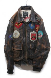 AVIREX g-1 leather flight jacket