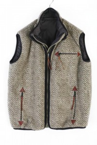 KAPITAL reversible wool vest