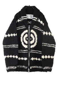 S2 W8 (SOUTH2 WEST8) x CANADIAN SWEATER cowichan knit sweater