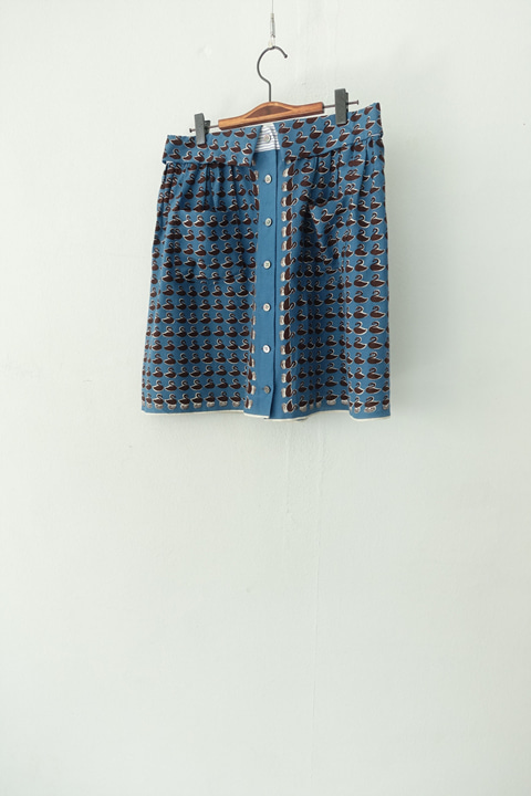 JANE MARPLE - silk &amp; cotton skirt (free)