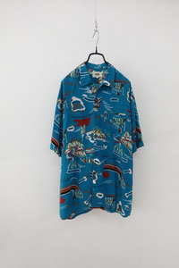 90&#039;s LEOZ FOR MEN - rayon aloha shirt