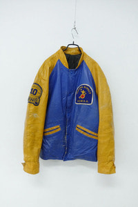 70&#039;s us leather varsity jacket