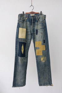 japan patchwork denim pants (28)