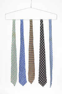 HERMES / LOEWE / CHANEL - vintage silk tie set