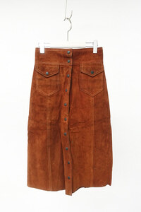 80&#039;s WINLIT NEW YORK - suede leather skirt (26)