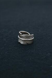 925 silver native feathers ring