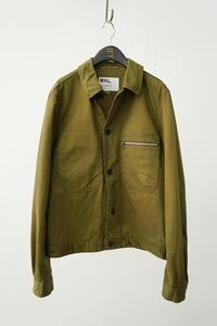 MHL, MARGARET HOWELL - linen blended work jacket