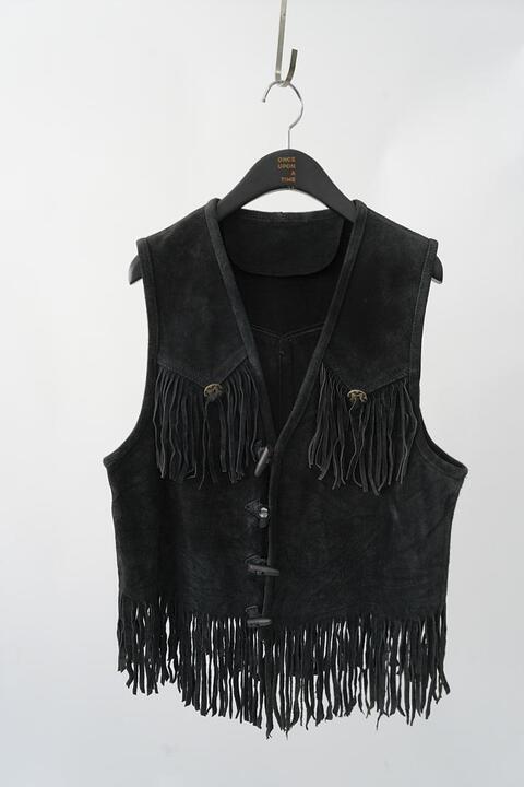 vintage leather vest