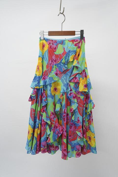 RALPH LAUREN - silk blended skirt (~25)