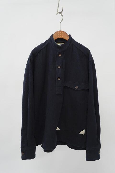 45RPM &amp; - indigo pullover wool shirts