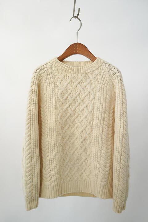 DUMFRIES - pure wool aran sweater