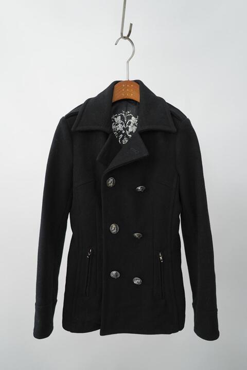 1134 JAPAN - silver button wool coat