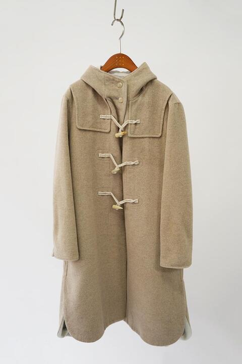 K.T KIYOKO TAKASSE - angora wool blended melton wool coat