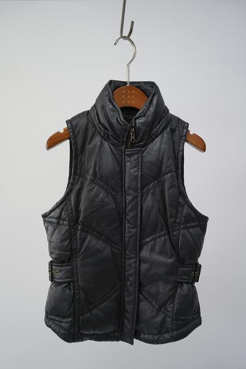 TONARDO MART FEMME - leather padding vest