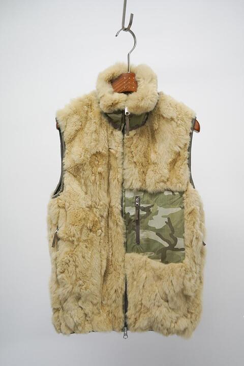 GIACOMETTI - rabbit fur vest