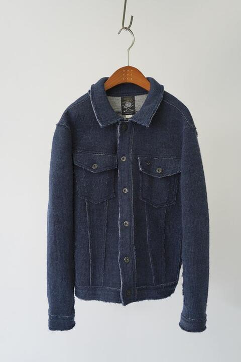 DIESEL TRICOT &amp; CO - knit trucker jacket
