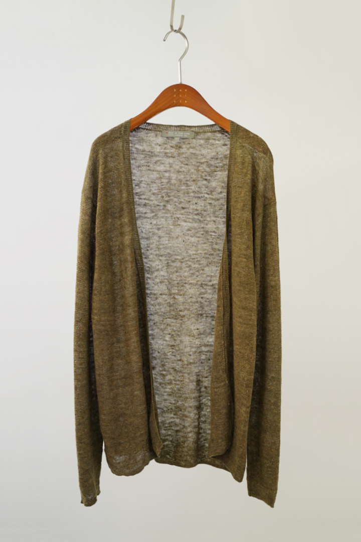 A DAY IN THE LIFE UNITED ARROWS - linen knit cardigan