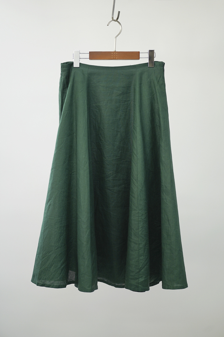 NOTE ET SILENCE - pure linen skirt (30)