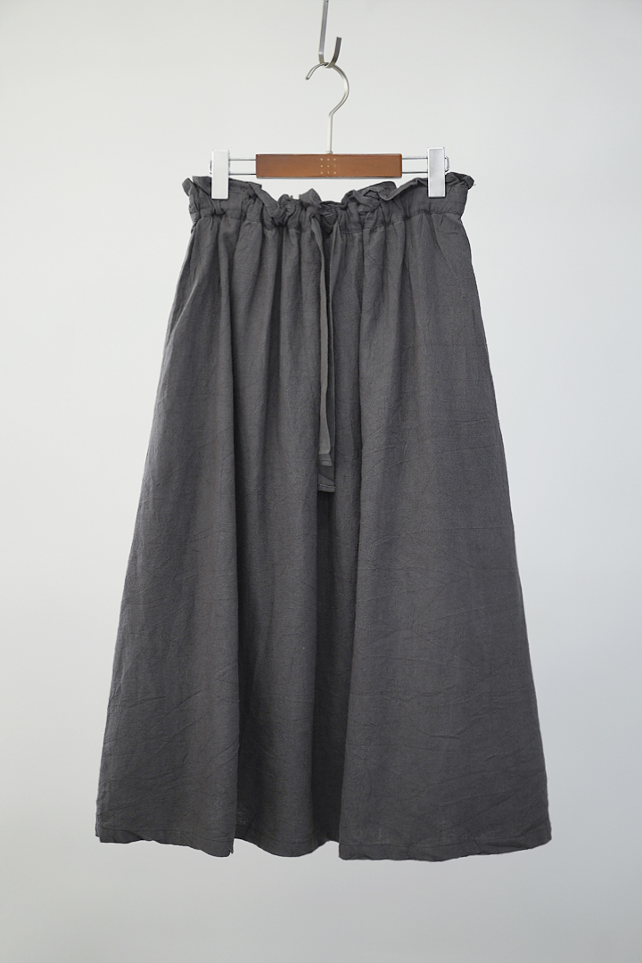 TSUHARU - pure linen skirt (28-33)